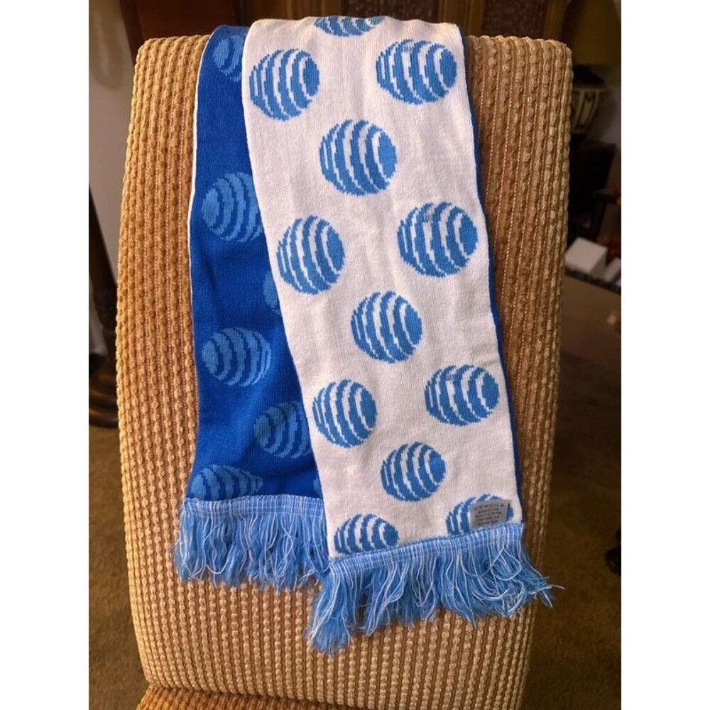 AT&T logo double sided scarf